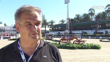 El director de Saltos de la Real Federación Hípica Española, Marco Fusté.