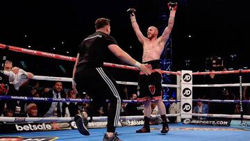 George Groves se mide a Jamie Cox en Londres.