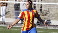 Mari Paz, jugadora del Valencia. 