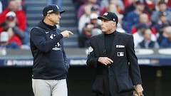 How are umpires chosen for the MLB World Series?