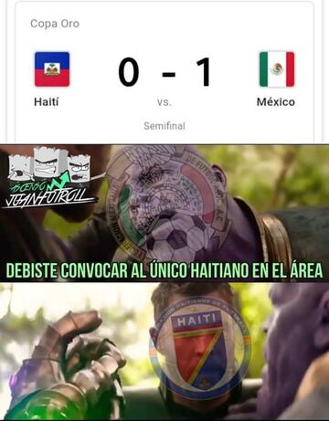 Los memes del sufrido triunfo de México ante Haití