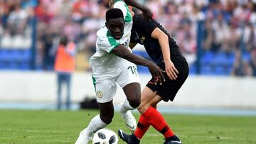 En un amistoso disputado en Osijek, el equipo africana empezó ganando pero luego el equipo local se volcó al ataque y ganó el partido 2-1.
