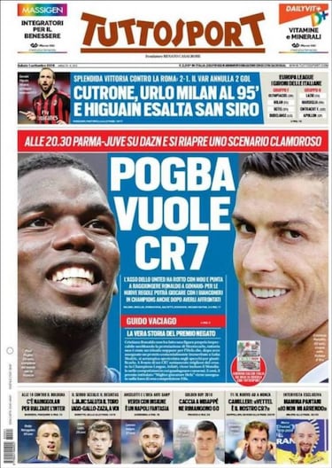 Tuttosport: Pogba quiere regresar a la Juventus en enero