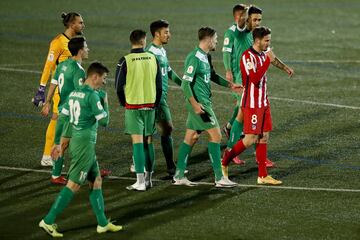 Final del partido, el Atlético queda eliminado de la Copa del Rey