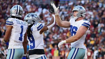 The Cowboys had two special teams touchdowns late in the 4th quarter to upset NFC East rivals Commanders and break a 5-game losing streak, improving to 4-7.