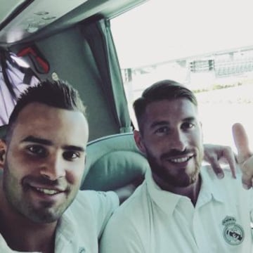 Jesé y Sergio Ramos.