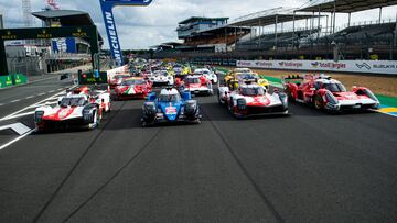 Parrilla de Le Mans 2022.