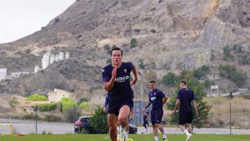 17-07-24. EL MEXICANO ESTEBAN LOZANO, DURANTE UN ENTRENAMIENTO DE LA PASADA TEMPORADA.