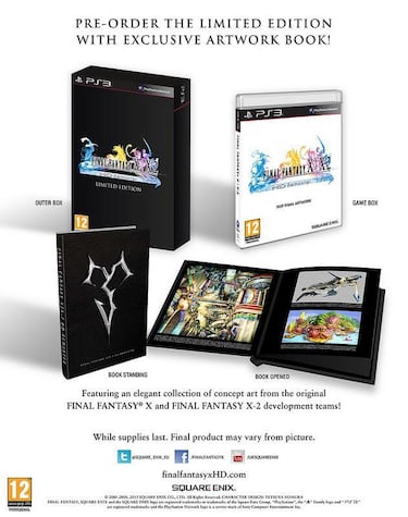 Así es la Edición Limitada de Final Fantasy X & X-2 HD en PS3