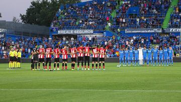 Partido entre Getafe y Athletic en el Coliseum Alfonso Pérez