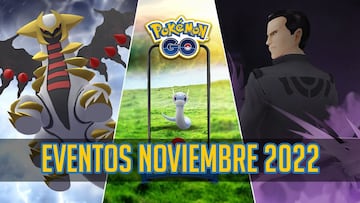 Pokémon GO en noviembre 2022: Eventos, Incursiones, Giratina, Guzzlord, Nihilego y más