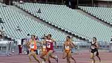 Aspecto de la Peineta en una de las pruebas disputadas en la Reunión de Madrid 2012