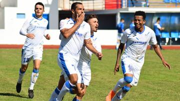 Imagen de un partido del Olivenza.