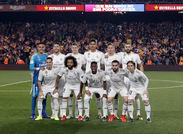 Once inicial del Real Madrid 
