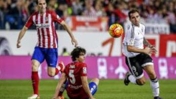 Alcacer en el encuentro del pasado domingo contra el Atlético de Madrid.