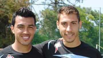 <b>TOTALMENTE INTEGRADOS. </b>Cabral, Javi Varas y Samuel, los tres fichajes del Celta, han tenido una gran acogida en el vestuario vigués.