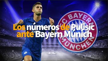 Los números de Christian Pulisic ante Bayern Múnich