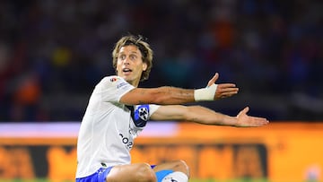 during the 15th round match between Cruz Azul and Monterrey as part of the Liga BBVA MX, Torneo Apertura 2025 at Olimpico Universitario, on October 25, 2025 in Mexico City, Mexico.