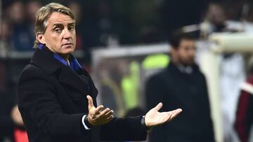 Roberto Mancini, durante un partido del Inter de Mil&aacute;n en 2014.