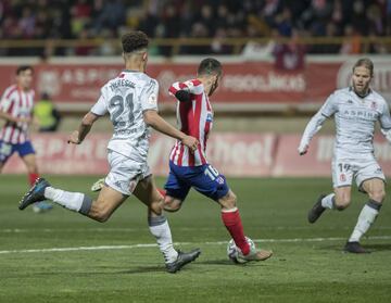 0-1. Ángel Correa marcó el primer gol.