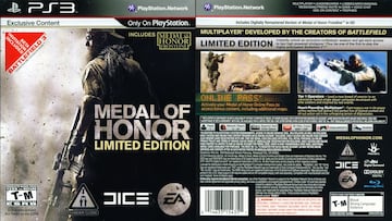 medal of honor 2010 limited edition portada box art