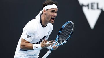 Fognini gana y la lía con el juez: "Hacéis lo que piden Nadal y su majestad (Federer); a mí ni caso"