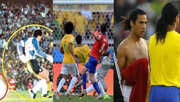 7 recordadas historias que han dejado los duelos Brasil-Chile