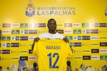 Presentación de Wakaso como nuevo jugador de la UD Las Palmas.