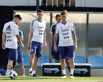 Barcelona 01Junio 2018, España
Previa al Mundial 2018
Entrenamiento de la seleccion Argentina Ciudad Deportiva Joan Gamper, Barcelona.
Foto Ortiz Gustavo