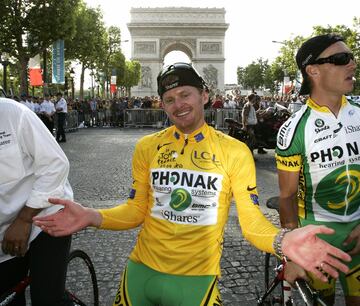 El 20 de septiembre de 2007, Floyd Landis es declarado culpable del positivo por testosterona del Tour 2006, por lo que el título de campeón recayó automáticamente en Óscar Pereiro.