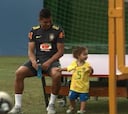 Casemiro entrena junto a su hija: la imagen más tierna de la jornada