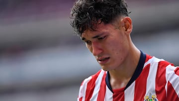 Jesus Orozco of Guadalajara during the 4th round match between Guadalajara and Mazatlan FC as part of the Liga BBVA MX, Torneo Apertura 2024 at Akron Stadium on July 20, 2024 in Guadalajara, Jalisco, Mexico.