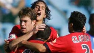 <b>DECIDIÓ MUÑOZ.</B> Un gol de Muñoz decidió el duelo entre Deportivo y Osasuna.