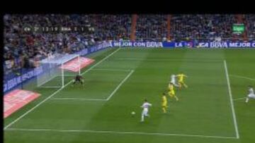 El Madrid reclamó un penalti de Dorado sobre Benzema