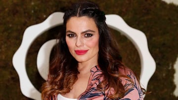 La modelo Marisa Jara durante un acto como imagen de la firma " C&A " en Madrid 11/01/2018