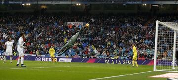 Fornals marca el 0-1 tras el rechace de Keylor Navas al tiro de Ünal.