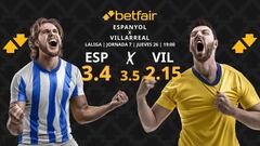 RCD Espanyol vs. Villarreal CF: horario, TV, pronósticos, estadísticas y clasificación