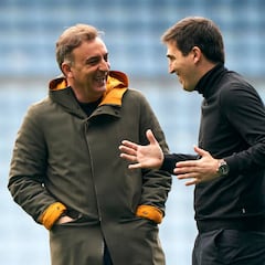 Carvalhal: “Tener a Aspas ayuda mucho”