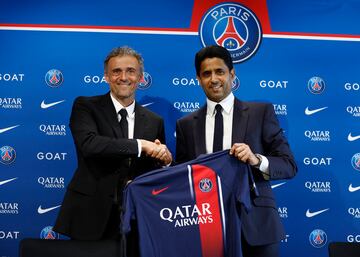 Luis Enrique ha sido presentado como nuevo entrenador del Paris Saint Germain durante las dos próximas temporadas.