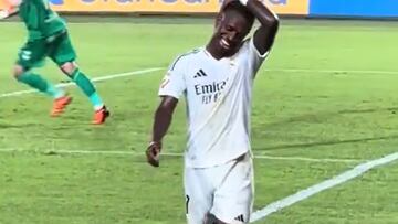 Lío en redes con lo que hizo Vinicius al ser sustituido ante Las Palmas