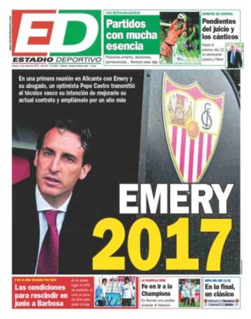 Portadas de la prensa deportiva