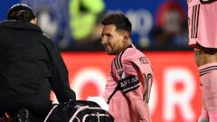 Messi played the full 90 minutes against Montreal on Saturday but is in the wars again ahead of the derby in MLS Rivalry Week.