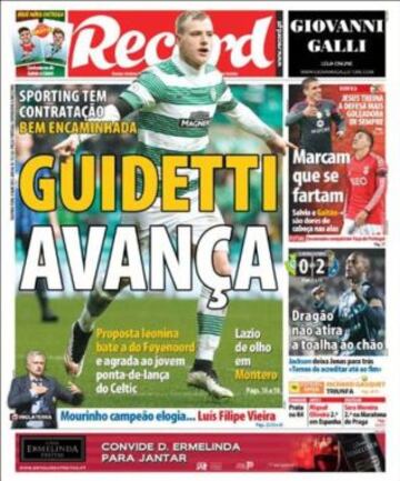 Portadas de la prensa deportiva