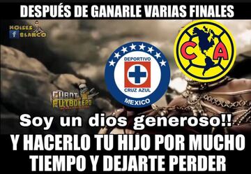 Los memes celebran al Cruz Azul y acaban con América