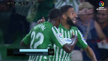 Resumen y goles del Betis vs Leganés de la Liga Santander