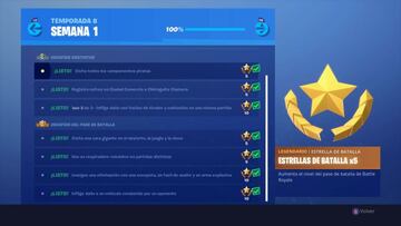 Fortnite Battle Royale: Desaf&iacute;os de la Semana 1 de la Temporada 8