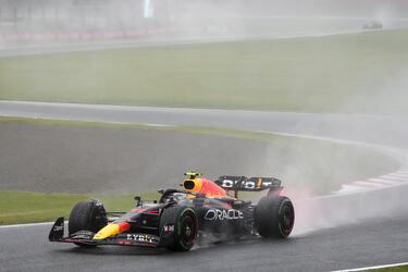 Checo Pérez termina en el segundo lugar en el GP de Japón
