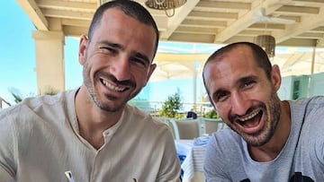 Bonucci se burla de los aficionados ingleses: "Seguimos comiendo pasta... ?y vosotros?"