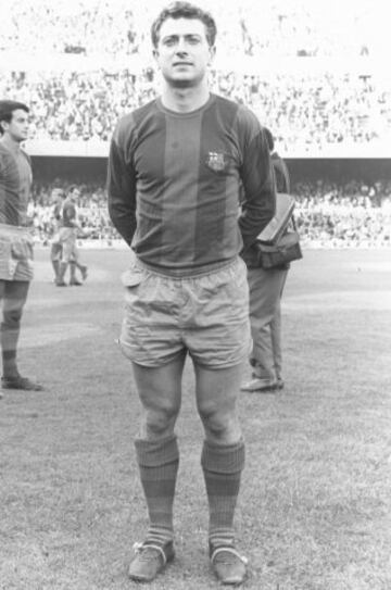 Militó en el Sevilla entre 1961 y 1967 y en el Barcelona justo después, entre 1967 y 1968.