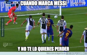 Los mejores memes del Barcelona-Juventus